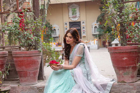 Pastel Whisper - Gharara Set