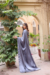 Graphite Glamour - Saree, Indian Wear