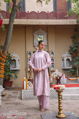 Sakura Elegance - Kurta Style Shirt