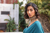 Pine Green Silk Saree